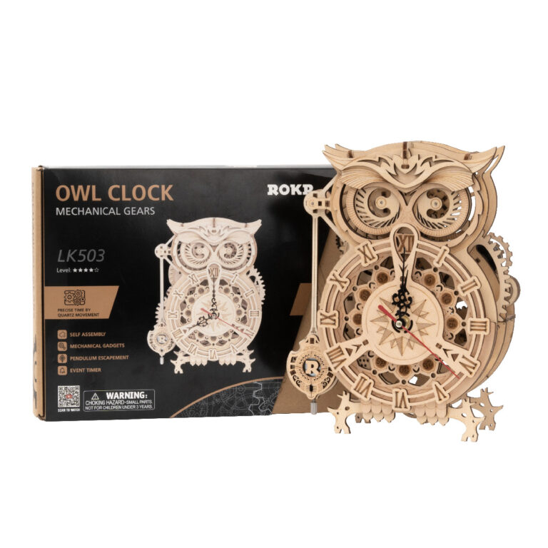 robotime owl clock