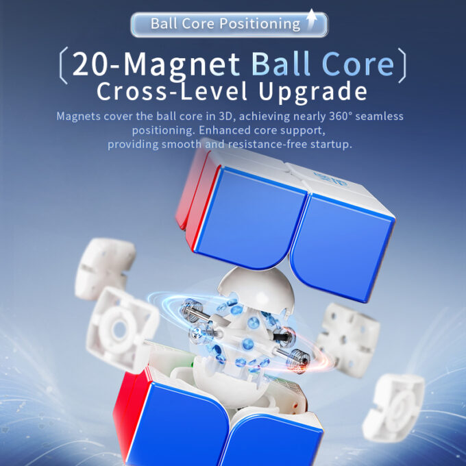 MoYu WeiPo V5 2x2 UV Ball Core (20-Magnets) - Image 3